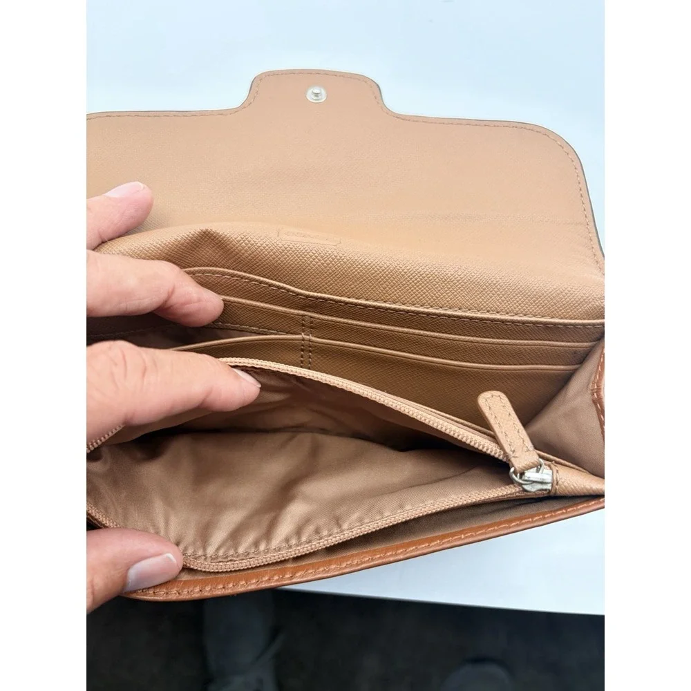 Coach (Light Saddle) Slim Envelope F54009 Wallet